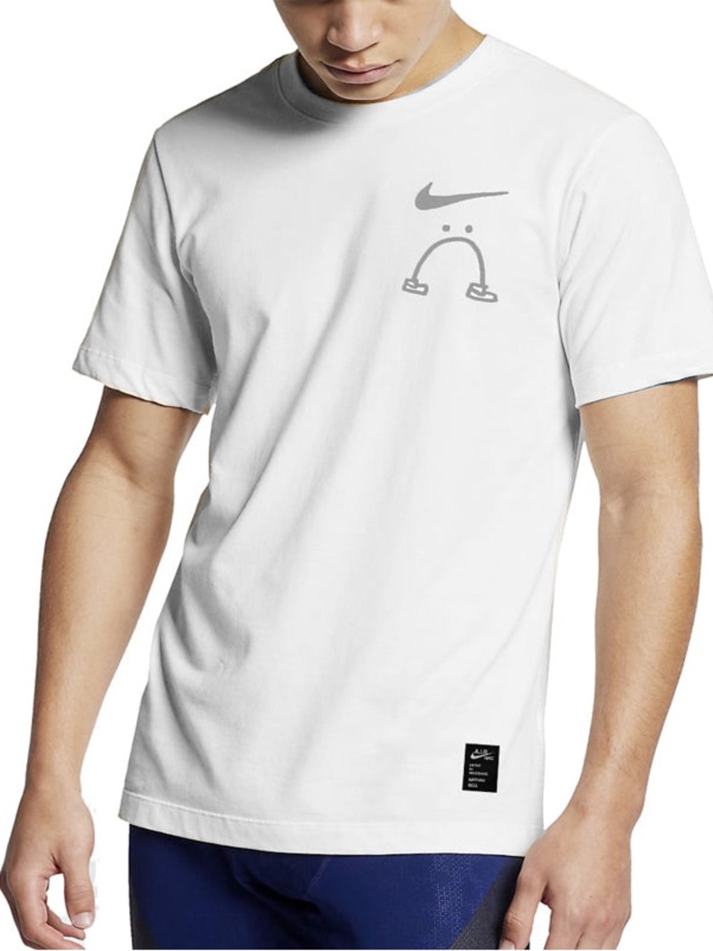 NWOT Nike Cartoon Alphabet Logo Printing Round Neck Short Sleeve T-Shirt